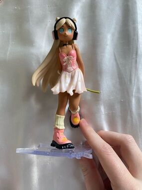 Pink & Cream Fashion Doll Figurine with Headphones - Kids Toys